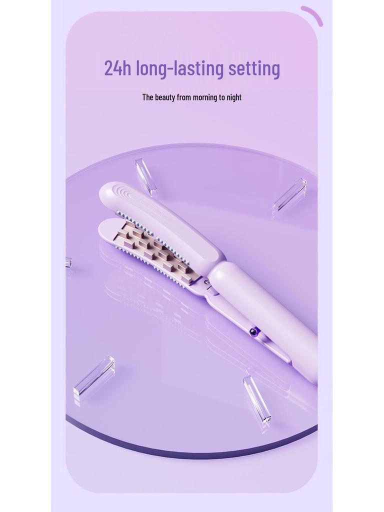 Ионный плойка для завивки волос "Кукурузная": Не повреждающий, пушистый гофре для укладки высоких макушек