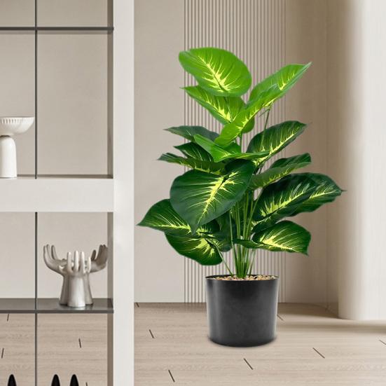Искусственное зеленое растение в горшке Искусственная зелень Растение для помещений Напольное поддельное растение в горшке