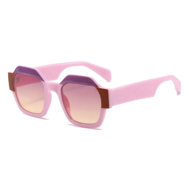 Новые винтажные большие квадратные солнцезащитные очки женские мужские модные ретро оправа с толстыми краями роскошные мужские солнцезащитные очки оттенки УФ400 очки