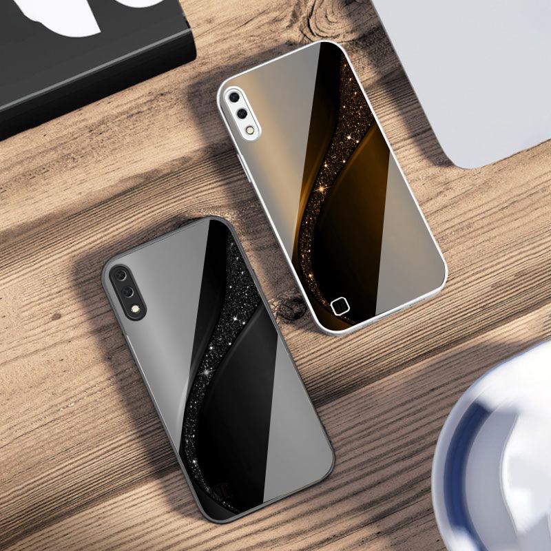 Блестящая золотая галактика Для Samsung M02 12 Note 8 9 10 20 A 01 A02 A03 Core 04 05 06 10 12 13 14 15 A16 стекло Ультра чехол для телефона