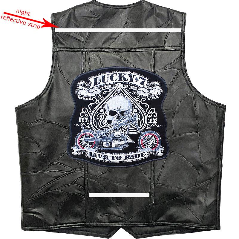 Мотоциклетный жилет Harley для Европы и Америки, независимая станция, модный жилет без рукавов с кожаным жилетом с рисунком на плечах
