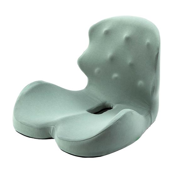 Seat Cushion for Long Sitting Hours Memory Foam Buttocks Cushion with Back Support Ergonomic Sciatica Relief Cushion for Office Chair Home Travel