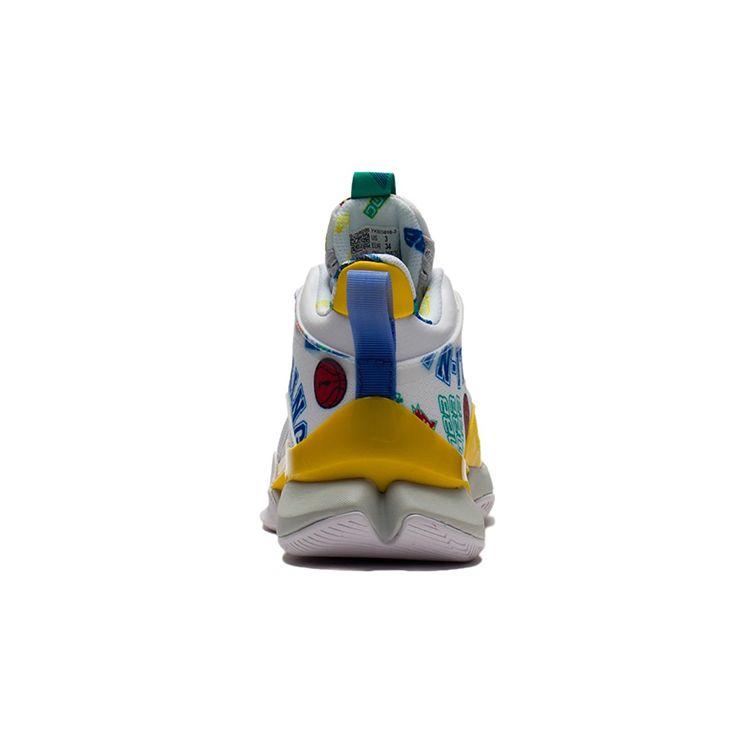 Баскетбольные кроссовки Li Ning Team 2.0 детские кроссовки белые зеленые YKBS016-3