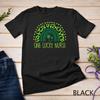 One Lucky Nurse Scrub RN ICU ER St Patricks Day Nurses Women Unisex T-shirt