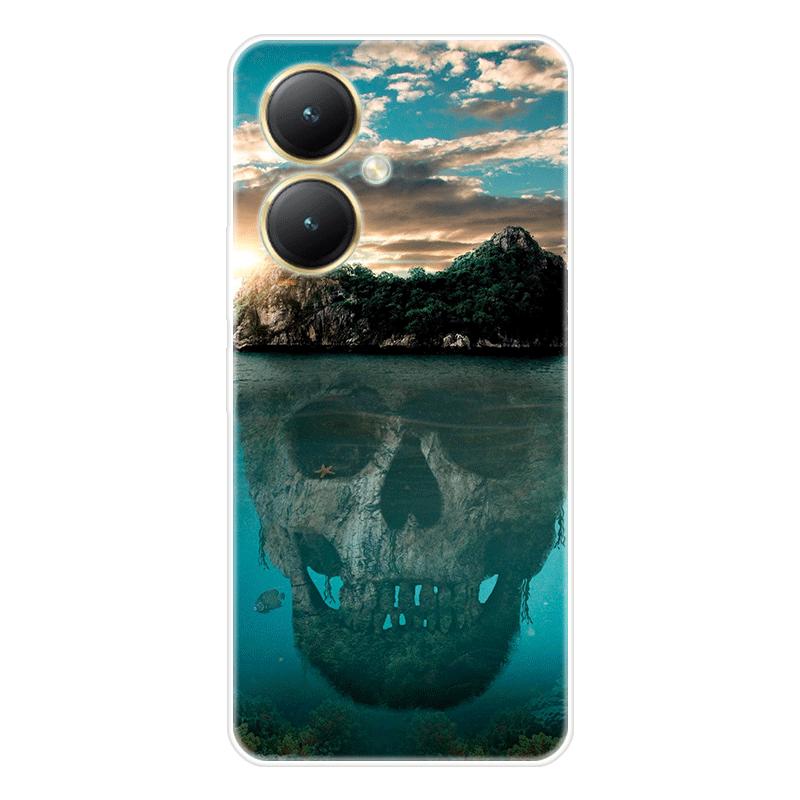 Для Vivo Y27 4G Y 27 5G чехол Мягкая силиконовая задняя крышка Чехол для телефона с рисунком из мультфильма Разнообразие