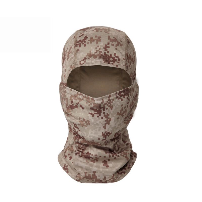 Men's Outdoor Cycling Tactical Camouflage Balaclava Sunscreen Skullcap Helmet Liner