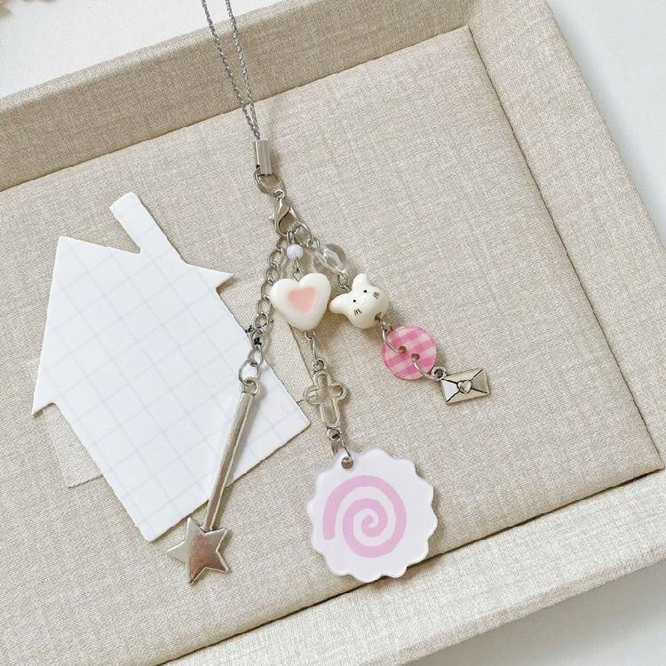 Практичный брелок для телефона в виде рыбки Модный брелок для ключей Текстура сплава Портативный аксессуар для ключей Подходит для украшения сумки и ключей