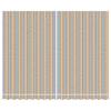 Tissu de remplacement pour auvent rayures multicolores 4x3 m