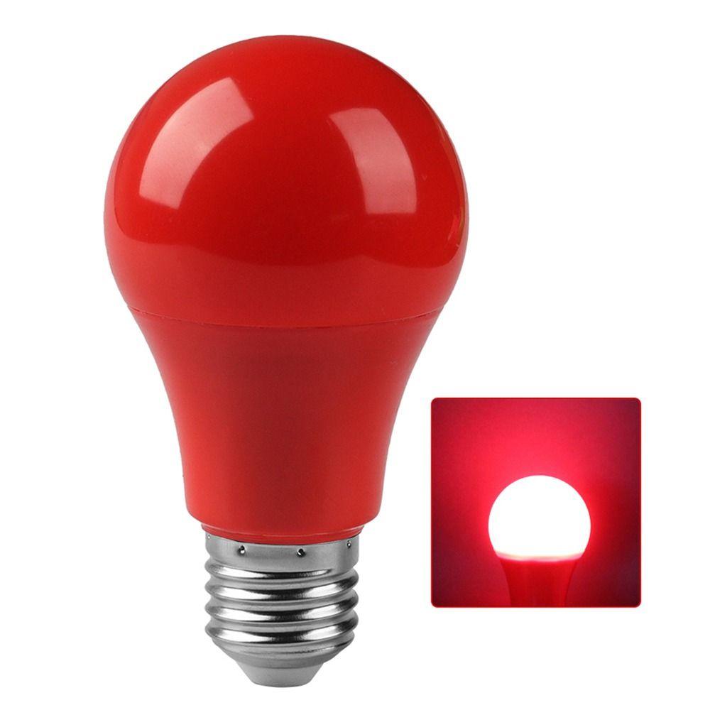 AC220V 110V Lamparas Фонарик A60 Лампа E27 B22 База Цветной Свет Светодиодная Лампа