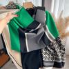 Зимний женский шарф Роскошный дизайн Двусторонний шарф на ощупь как кашемир Теплый шарф Шаль