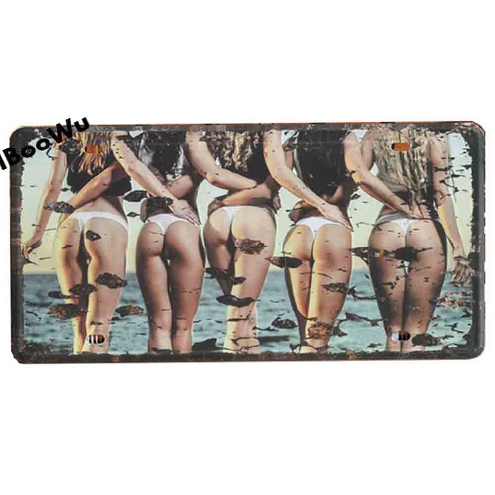 Worldwide Popular City License Plate Poster Vintage Retro Wall Decor Canada/London/Brazil Metal Tin Sign Plaques Poster