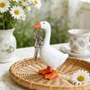 1 шт. Магнитный брелок-гусь Декор для дома Скульптура Декор для рабочего стола в офисе Скульптура гуся-утки из смолы Стойка для инструментов Домашний подарок
