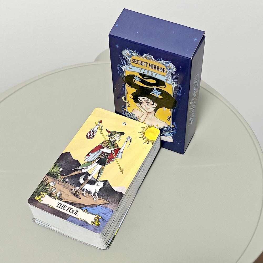 Секретная Зеркальная Колода Таро 78 шт. Красочные Карты Таро, основанные на системе Райдера-Уэйта 10,3*6см