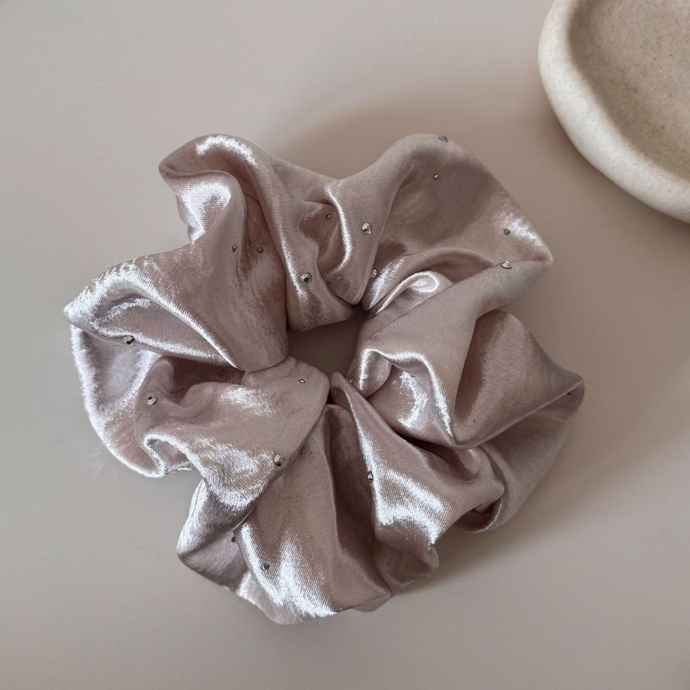 Multi Color Ponytail Hair Scrunchies Large Size Hair Bands Classic Elastic Hair Ties Girls