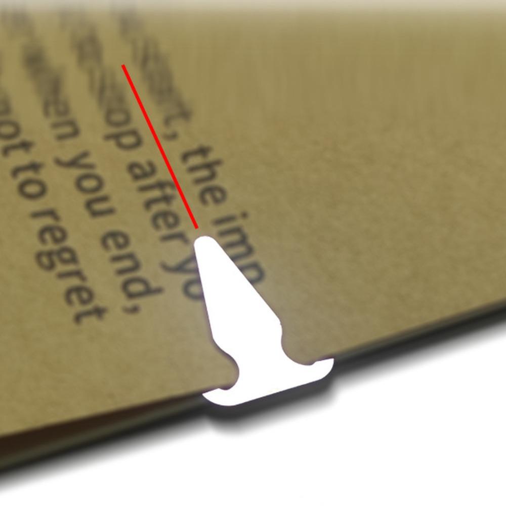 50 Металлических закладок для страниц книги Серебристая закладка-клип Легко использовать и снимать Закладки для линий книги Чтение