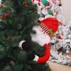 Santa Claus and Snowman Tree Topper Ornament - Holiday Decoration