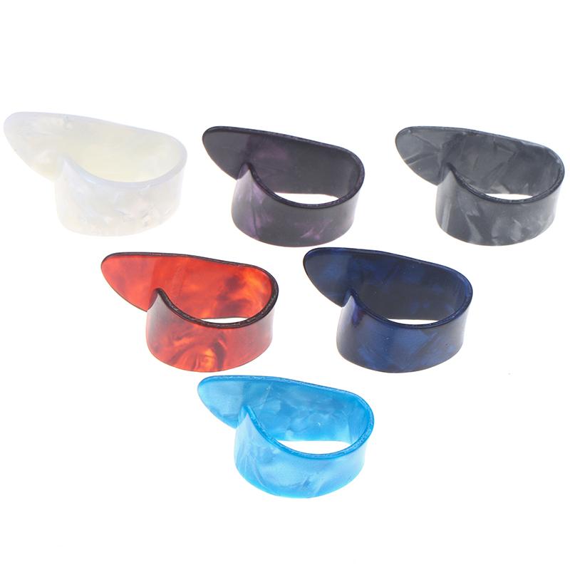 12Pcs Guitar Finger Picks Thumb/Index Sizes Fingerstyle Protector Anti-Slip Design Bass Acoustic/Electric Guitar