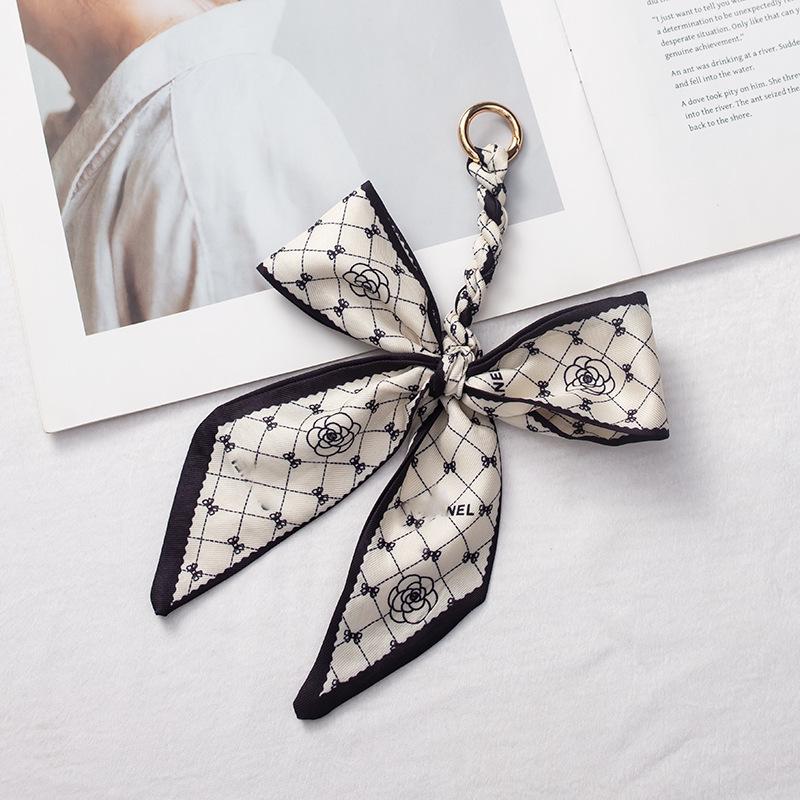 Detachable Bowknot Scarf Ribbon Bag Strap Charm