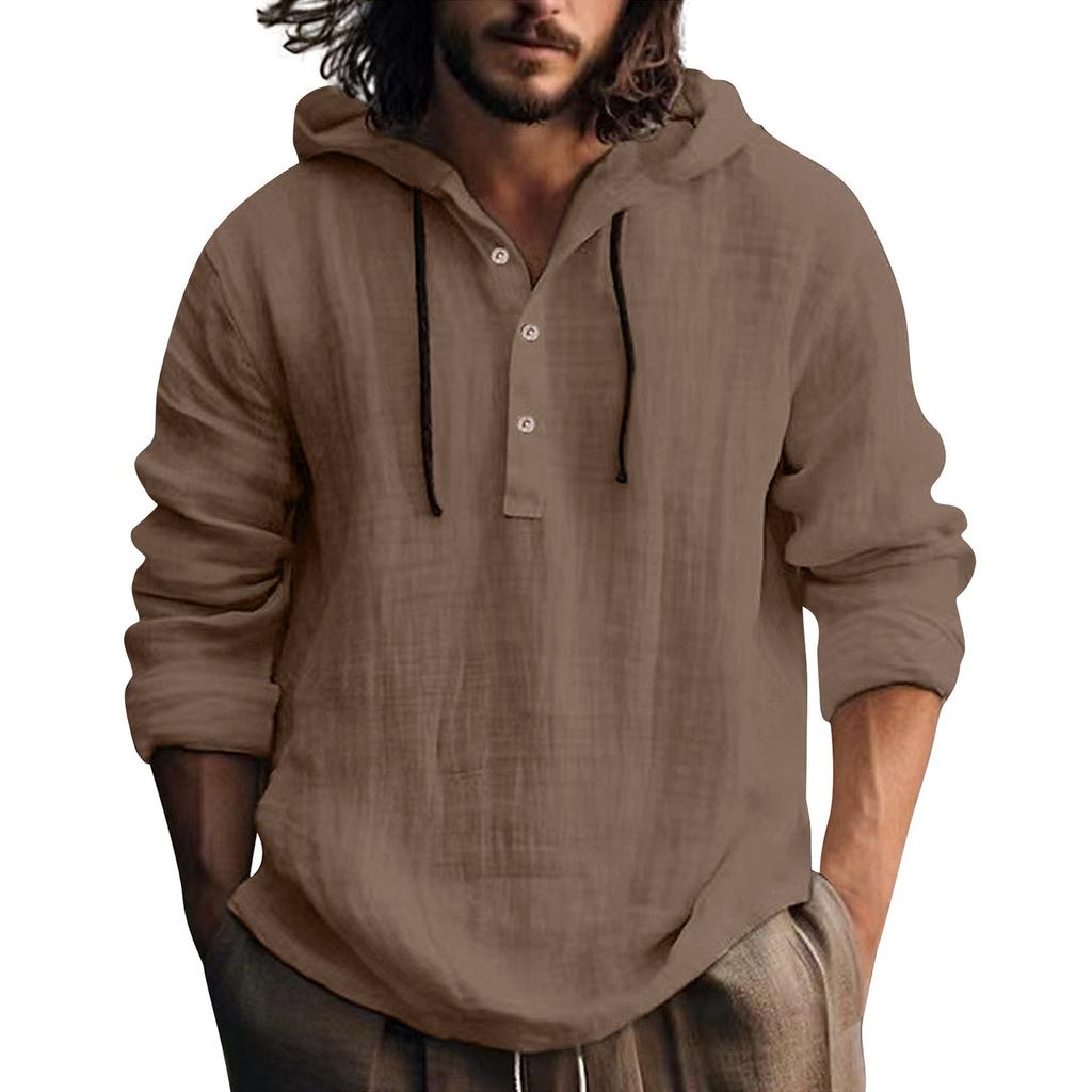 Мужская летняя новая свободная рубашка с длинным рукавом с принтом, кардиган, пляжная рубашка