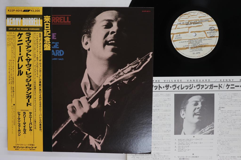 Виниловая пластинка KENNY BURRELL Live At The Village Vanguard K22P6015 SEVEN SEAS 1980 Япония Obi Джаз Б/у