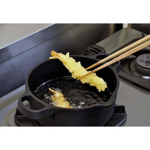 Sakai Sangyo Cooking Chopsticks, Square, 33cm (Set of 2), Made from Carbonized Moso Bamboo, Made in Japan, Thick, Unpainted