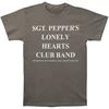 The Beatles Unisex Adult Sgt Peppers Lonely Hearts Club Band Drum T-Shirt
