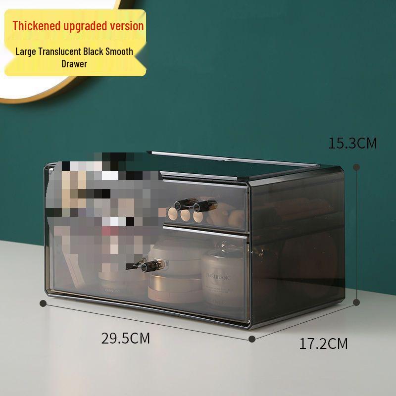 Прозрачный пыленепроницаемый органайзер для косметики большой вместимости для помады и средств по уходу за кожей