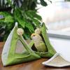 Triangular Summer Cooling Nest Breathable Net Bird Hammock Triangular Bird Hut  Hiding House