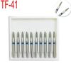 10 шт./компл., стоматологическая алмазная дрель, средняя FG 1,6 мм, полировка и сглаживание для высокоскоростного наконечника TF-41, инструменты для стоматолога