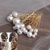 Hairstyle Design Tools Wedding Headwear Pearl Hair Pins U Shape Hair Clip Pearl Hair Stick