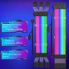 Yikebella ARGB 24P, 3x8P & 2x8P Luminous Extension Cable Kit