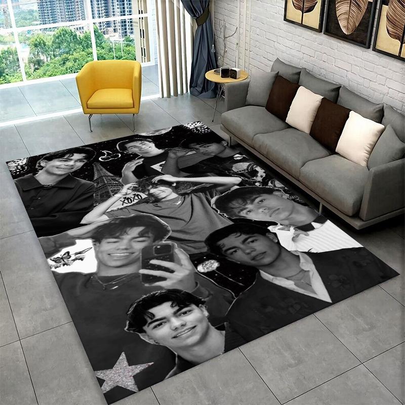 Fashion Malachi Barton Star Non-Slip Area Rug for Living Room,Bedroom,Playroom,Soft Carpet Floor Mat Home Decor Rug Kids Room