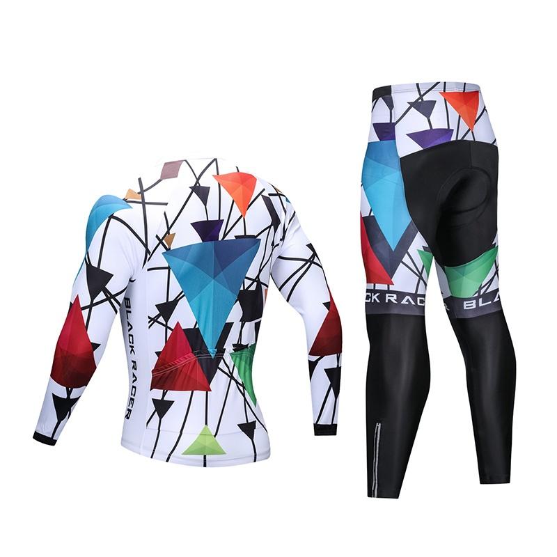 Трикотажные изделия для езды на велосипеде, комплект одежды для велоспорта, мужской костюм с длинным рукавом для велосипедной одежды