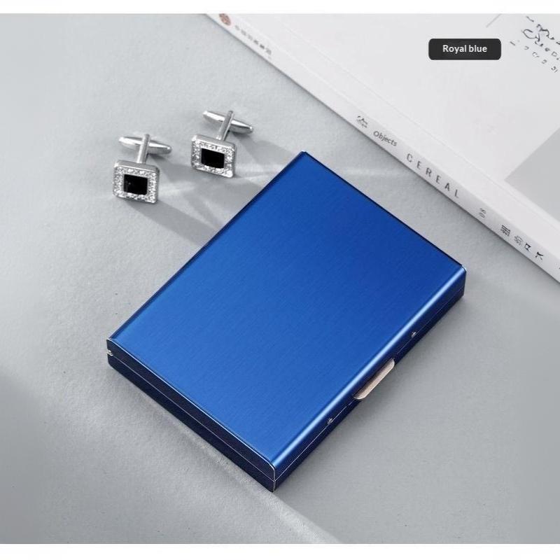 Металлический кейс для кредитных карт на 6/10 слотов, анти-RFID, из нержавеющей стали, тонкий держатель для путешествий, бизнес-карт, ID-карт, дебетовых карт