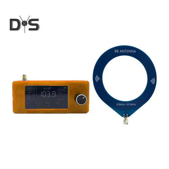 0,5-108 МГц портативный мини-радио перезаряжаемый карманный размер 1,9-дюймовый IPS экран вседиапазонный радиоприемник HF/SW/MW/VHF радио