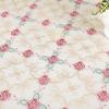 New Lace Tablecloth Glass Yarn High Needle Embroidery Flower Placemat TV Cabinet Household Fabrics Decorative Tablecloth
