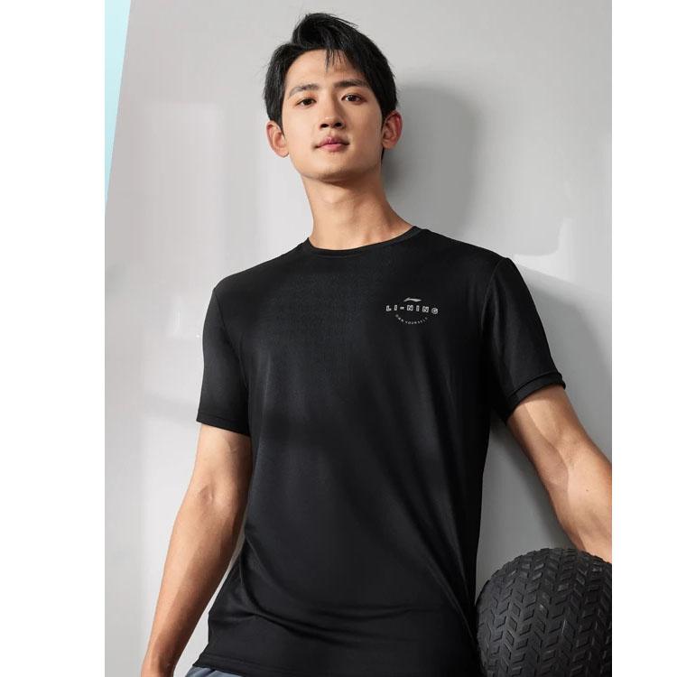 Мужская футболка Li Ning Fitness Series Regular Черная ATST093-1
