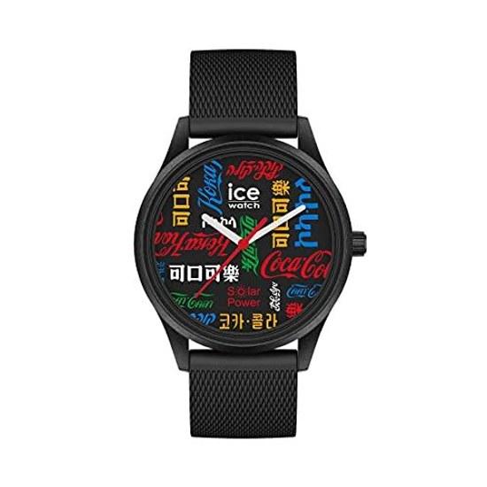 Coca-Cola Ice-Watch Команда Черный Средний 019618 Часы Наручные Мужские Унисекс Ice Солнечная Батарея