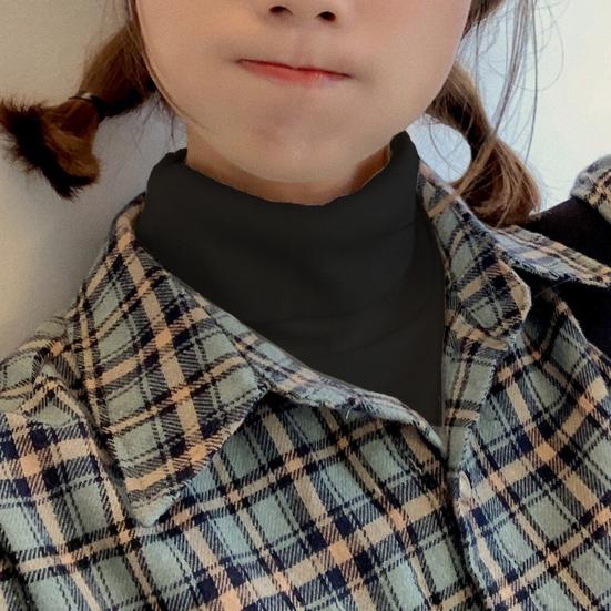 Turtleneck Neck Cover Solid Color High Neck Pullover Fake Collar Women Soft Neck Piece Unisex Accessory