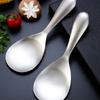 Large Capacity Rice Paddle Stainless Steel Rice Spoon Deepen Thicken Soup Spoon Dinnerware Kitchen Cooking Tools Tableware
