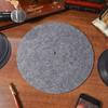 Totority 2-Piece Record Mat, Turntable Felt Mat, Vinyl Slipmat, DJ Slipmat, Record Protection Mat, Felt Mat, Gray