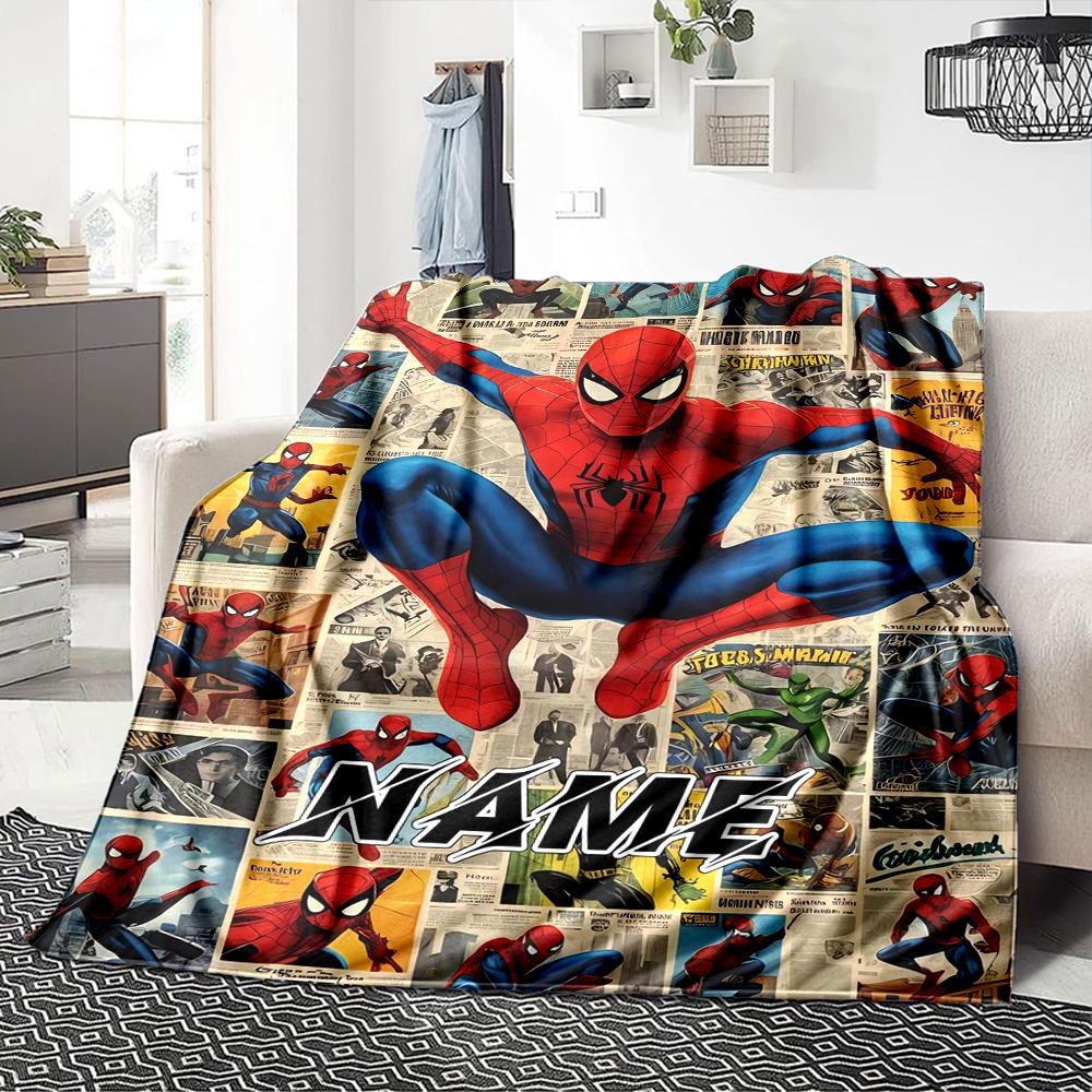Custom Name Wolverine Superhero Artwork blanket for Couch & Bed, Plush Cozy Fuzzy Blanket Super Soft & Warm Blankets for Fall and Winter. 09088