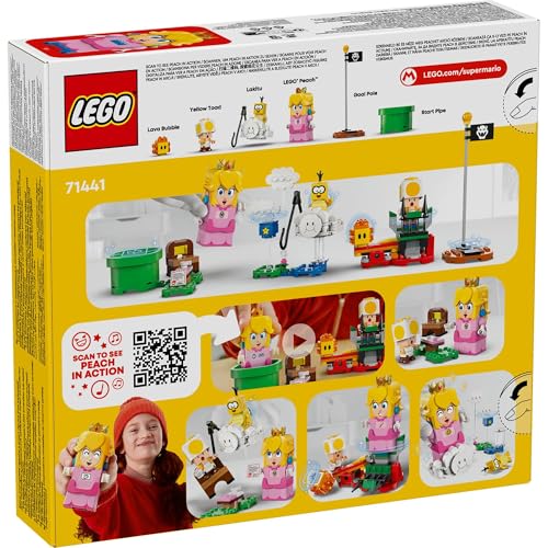 LEGO Супер Марио LEGO (р) Персик и приключения! Игрушка Игрушка Подарок на день рождения Блок Обучающий Рождество Девочки Мальчики Дети 6 лет 7 лет 8 лет