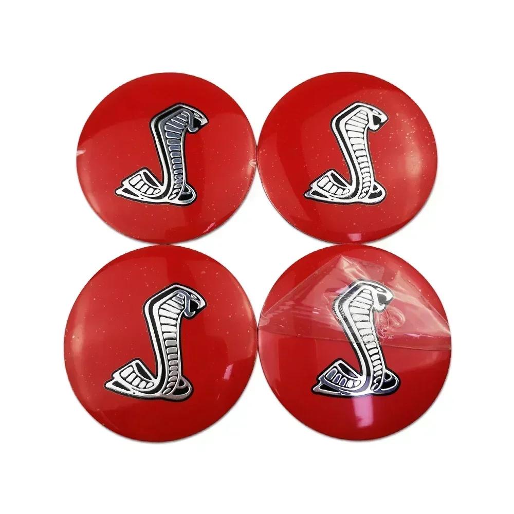New 2026 Car Sticker 56MM Car Decals Wheel Rims Center Hub Stickers for Ford Kuga Fusion Shelby ST RS Mondeo Focus 2 3 Fiesta Ex