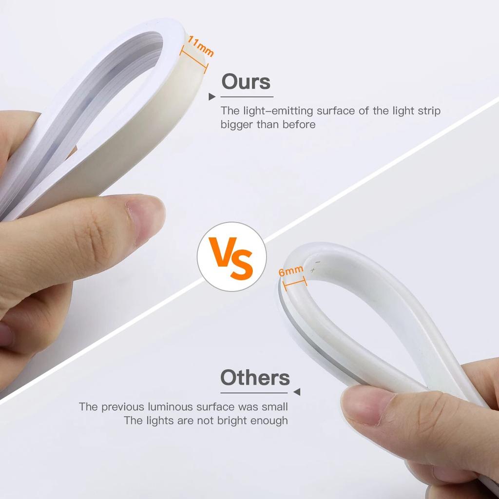 Ультраяркая светодиодная лента COB 24 В с датчиком движения PIR, 320 светодиодов/м, водонепроницаемая неоновая лента, лампа 3000K, 4000K, 6000K