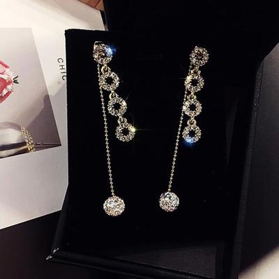 Модные серьги с кисточками и длинными кисточками в форме круга, ювелирные изделия