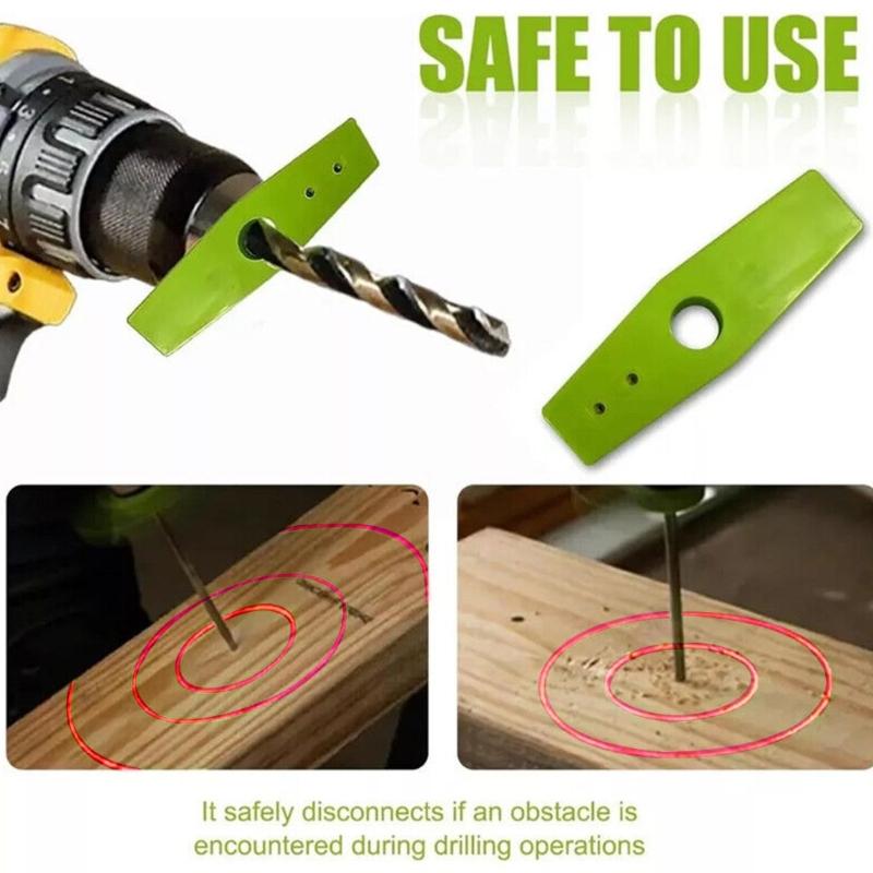 Портативный инструмент для позиционирования отверстий с LED-подсветкой, не блокирующий обзор, дырокол для сверла для сборки домашней мебели