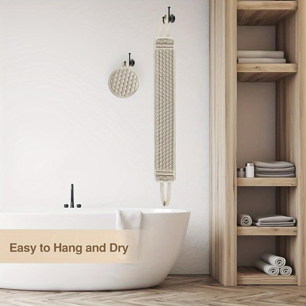 1 банное полотенце для глубокого очищения и релаксации в душе или ванной - идеально подходит для мужчин и женщин