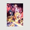 Японский аниме Sword Art Online Плакат Ретро Белые бумажные постеры Фреска Настенная живопись Домашний декор Гостиная Бар Кафе Украшение Картина