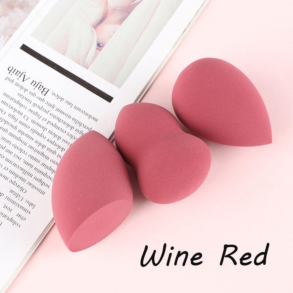 3Pcs Makeup Multi-color Cosmetic Tools Sponge Puff Blending Sponges Foundation Powder Blender Puff